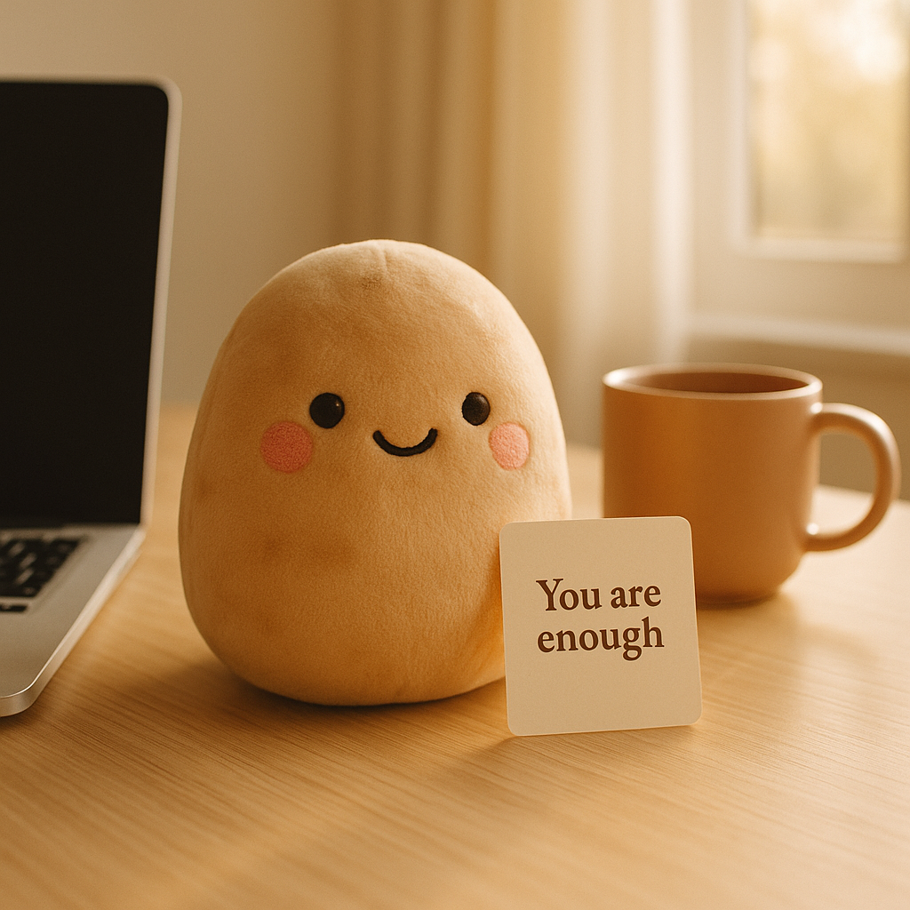 Tater the Positive Potato™ — Your Desk's Biggest Supporter