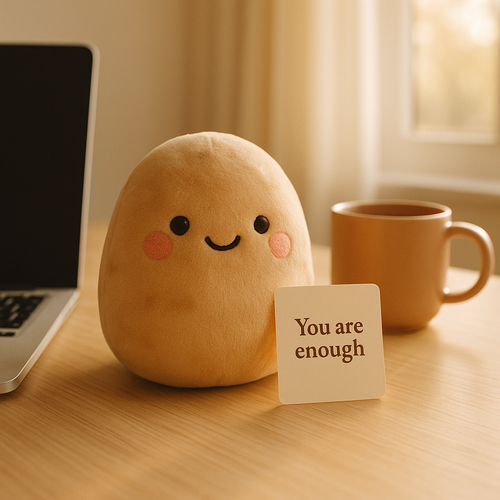Tater the Positive Potato™ — Your Desk's Biggest Supporter